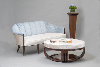  ILIAD DESIGN A French Modernist Inspired Ottoman by ILIAD Design