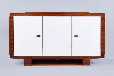 ILIAD DESIGN A French Modernist Inspired Three Door Entertainment Cabinet by ILIAD Design
