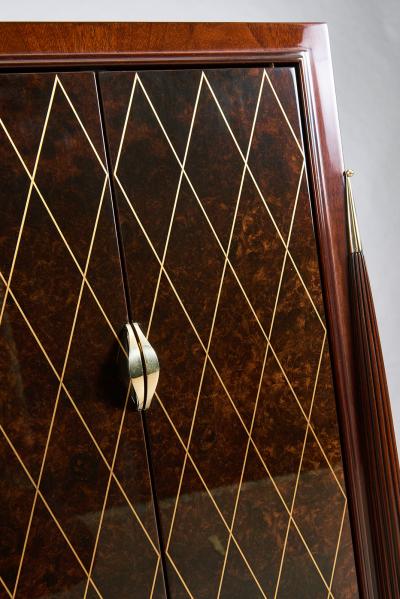 ILIAD DESIGN A Pair of Art Deco Style Fireside Cabinets by ILIAD Design