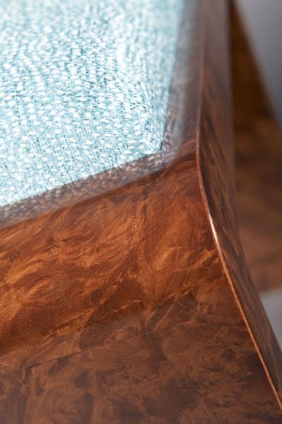  ILIAD DESIGN A Pair of French Modernist Inspired Ottomans by ILIAD Design