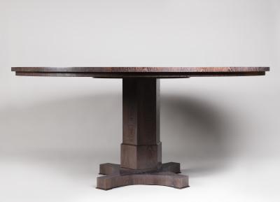  ILIAD DESIGN A pedestal dining table by ILIAD Design