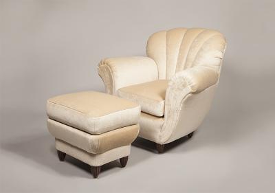  ILIAD DESIGN An Art Deco Style Ottoman by ILIAD Design