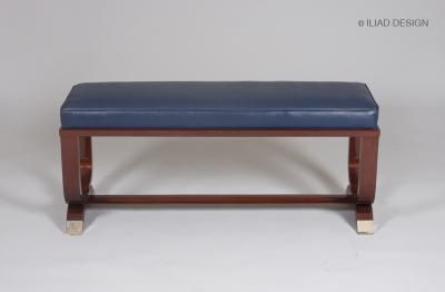  ILIAD DESIGN Pair of Art Deco inspired benches by ILIAD Design