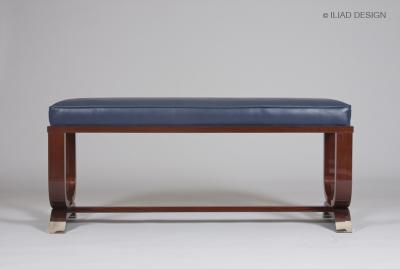  ILIAD DESIGN Pair of Art Deco inspired benches by ILIAD Design