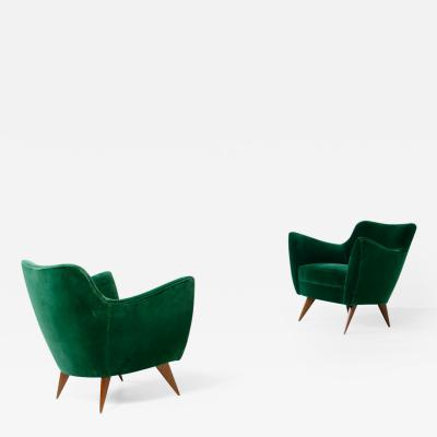  ISA Bergamo I S A Italy A pair of Perla armchairs designed by Giulia Veronesi produced by ISA Bergamo