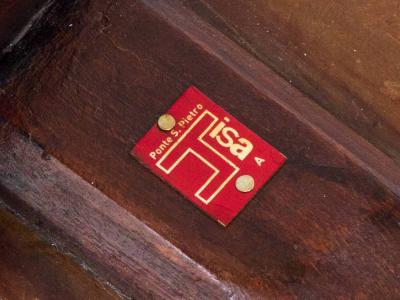  ISA Bergamo I S A Italy ISA Bergamo Italian rosewood and brass commode 1950s