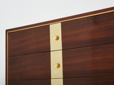  ISA Bergamo I S A Italy ISA Bergamo Italian rosewood and brass commode 1950s