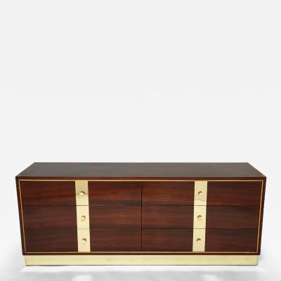  ISA Bergamo I S A Italy ISA Bergamo Italian rosewood and brass commode 1950s