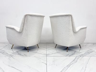  ISA Bergamo I S A Italy Italian Wingback Lounge Chairs A Pair ISA Bergamo 1960s