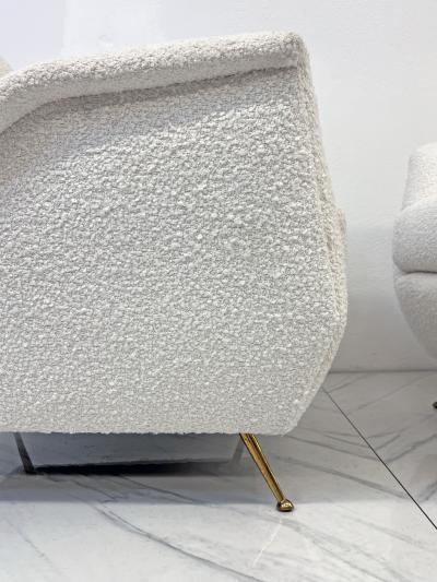  ISA Bergamo I S A Italy Italian Wingback Lounge Chairs A Pair ISA Bergamo 1960s