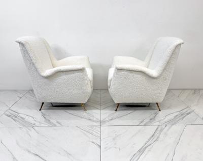  ISA Bergamo I S A Italy Italian Wingback Lounge Chairs A Pair ISA Bergamo 1960s