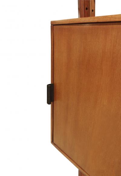  ISA Bergamo I S A Italy Large Italian Wall Unit in Rosewood Teak and Mahogany 1964