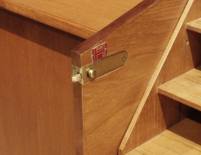  ISA Bergamo I S A Italy Large Italian Wall Unit in Rosewood Teak and Mahogany 1964