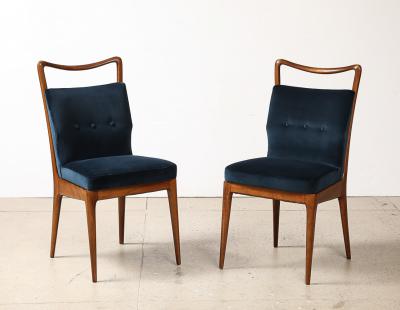  ISA Bergamo I S A Italy Sculptural Dining Chairs by Isa Bergamo