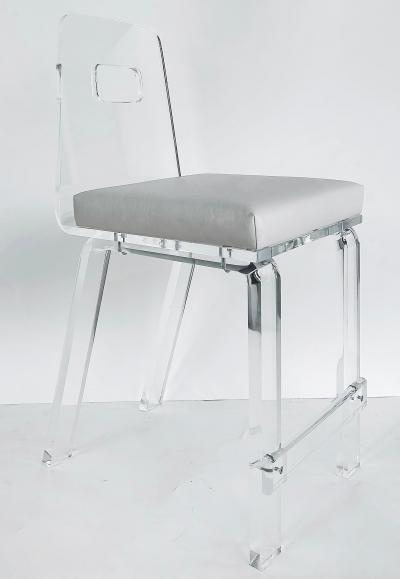  Iconic Design Gallery Custom Made Lucite Counter Stools Available Individually Two Week Lead Time