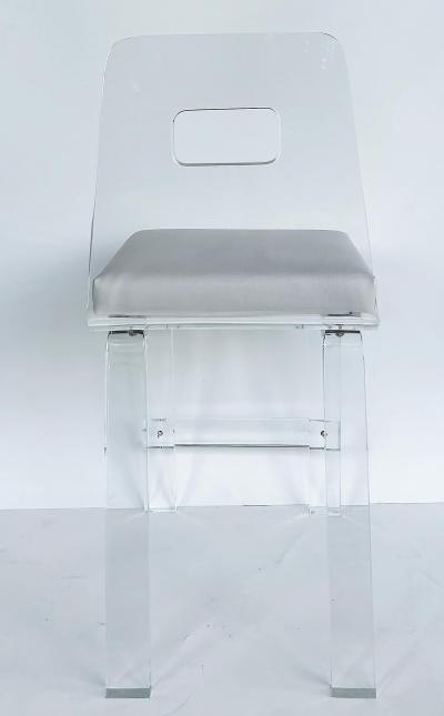  Iconic Design Gallery Custom Made Lucite Counter Stools Available Individually Two Week Lead Time