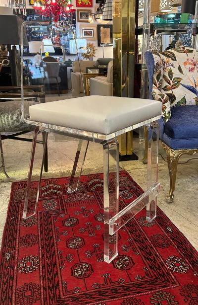  Iconic Design Gallery Custom Made Lucite Counter Stools Available Individually Two Week Lead Time