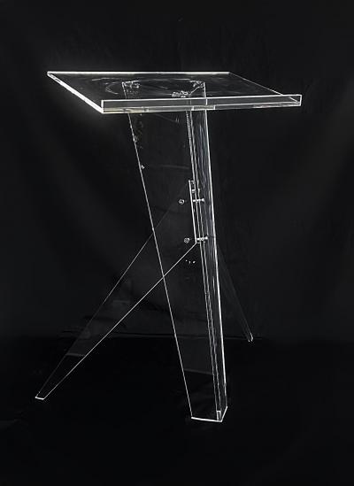  Iconic Design Gallery Custom Made Lucite Magazine Music Book Stand for Oversized Books