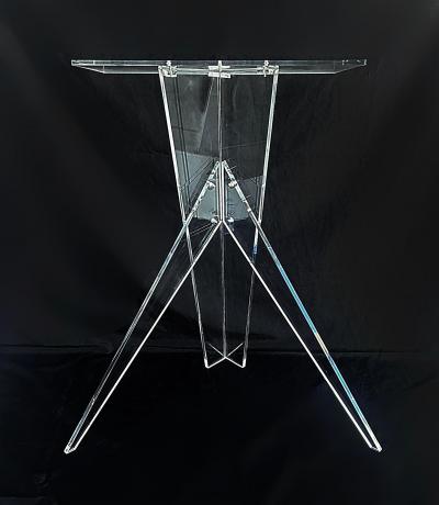  Iconic Design Gallery Custom Made Lucite Magazine Music Book Stand for Oversized Books