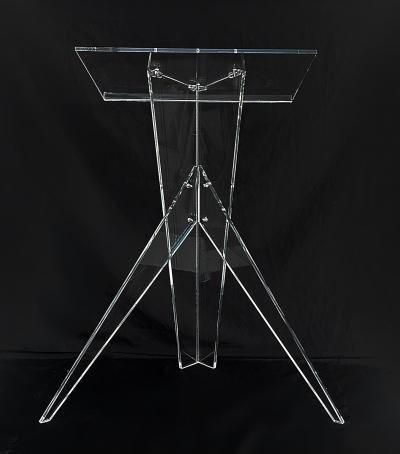  Iconic Design Gallery Custom Made Lucite Magazine Music Book Stand for Oversized Books