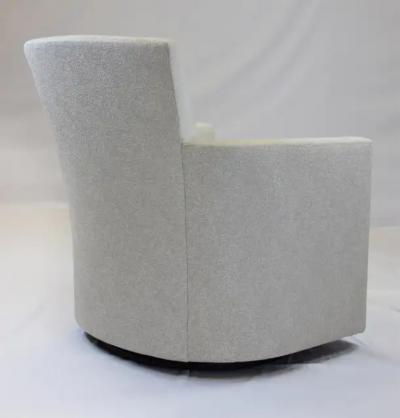  Iconic Design Gallery Le Jeune Upholstery Barrel Swivel Kara Chair Showroom Model 2 Available