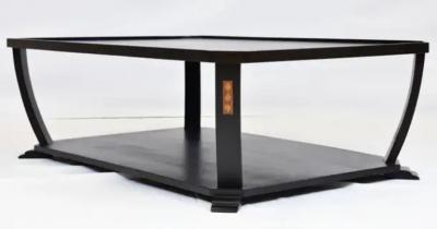  Iconic Design Gallery Le Jeune Upholstery Club Havana Coffee Table with Inlay Details