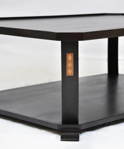  Iconic Design Gallery Le Jeune Upholstery Club Havana Coffee Table with Inlay Details