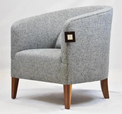  Iconic Design Gallery Le Jeune Upholstery Gino Barrel Back Club Chair Showroom Model