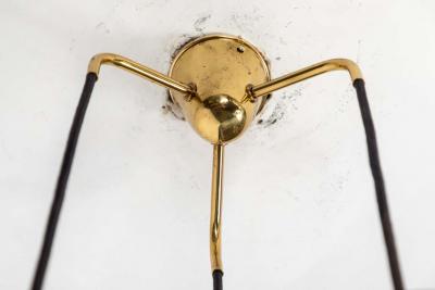  Idman Oy 1950s Mauri Almari 3 Shade Cascading Chandelier for Idman Oy Finland