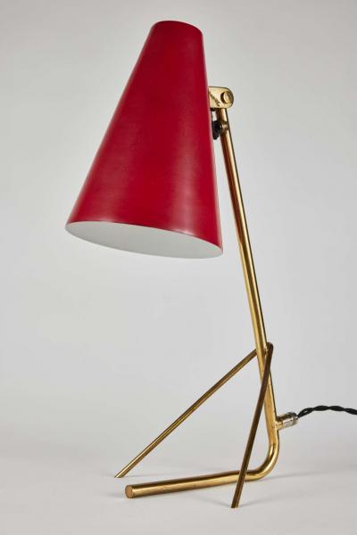  Idman Oy 1950s Mauri Almari Model K11 17 Table Lamp for Idman