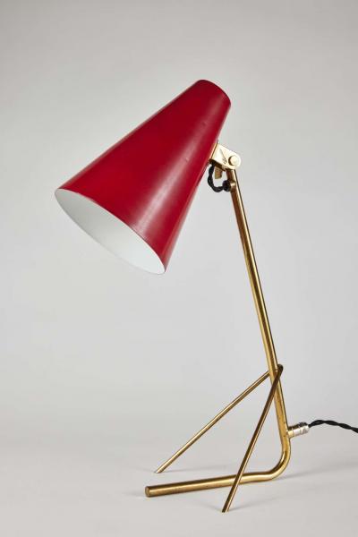  Idman Oy 1950s Mauri Almari Model K11 17 Table Lamp for Idman