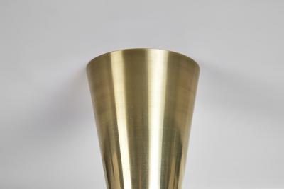  Idman Oy Ceiling Lamp with Rattan Shade by Idman Finland Mid 20th Century