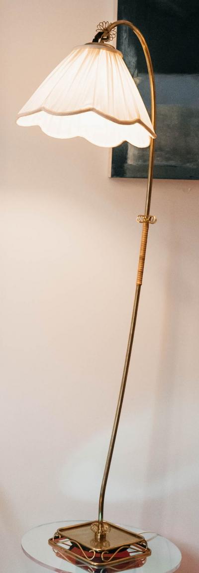  Idman Oy Idman OY Brass Floor Lamps