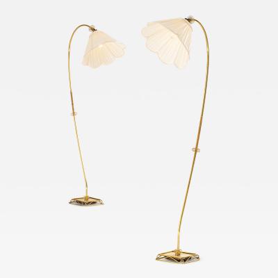  Idman Oy Idman OY Brass Floor Lamps