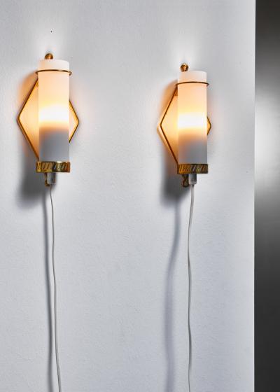  Idman Oy Maria Lindeman pair of wall lamps for Idman Finland 1950s