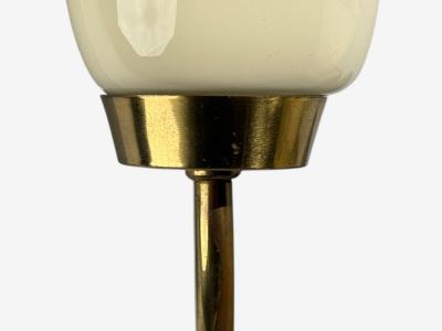  Idman Oy Mauri Almari Wall Lights Brass Glass Finland 1960s