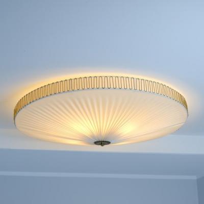  Idman Oy Mid Century Modern Sizable Flush Mount Model K5 40 Idman 1950s