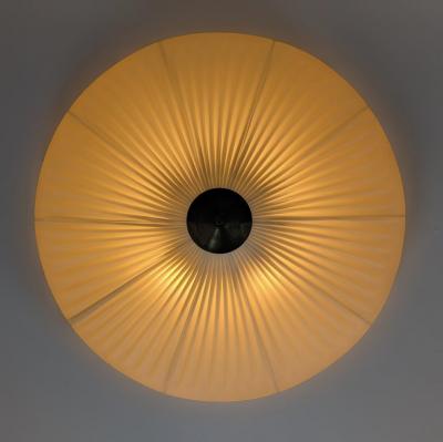  Idman Oy Mid Century Modern Sizable Flush Mount with Brass Wire Model 20399 Idman 1950s