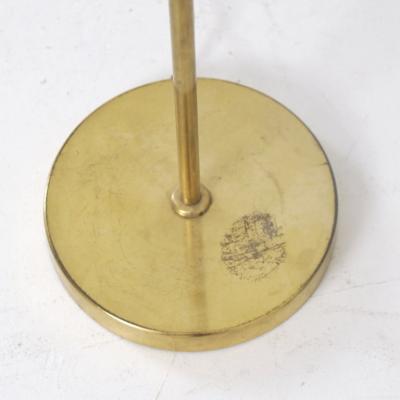  Idman Oy Mid century Brass Rattan Floor Lamp Model 62047 Idman 1940s 50s
