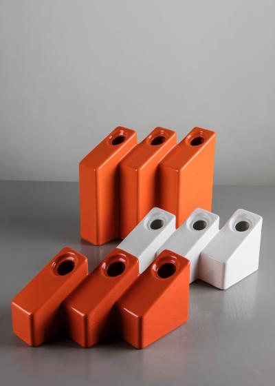  Il Picchio Set of Three Ceramic Pieces by Enzo Bioli for II Picchio
