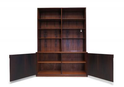  Illums Bolighus Frode Holm for Illums Bolighus Danish Rosewood Bookcase Cabinets