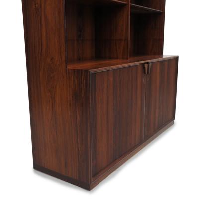  Illums Bolighus Frode Holm for Illums Bolighus Danish Rosewood Bookcase Cabinets