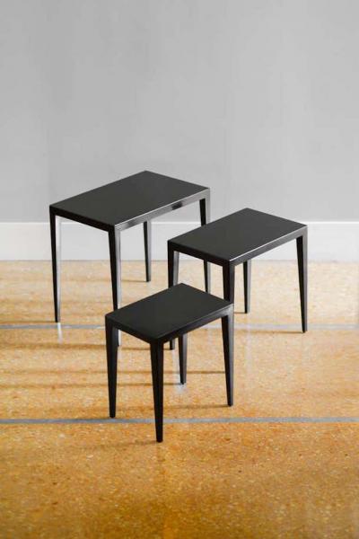  Illums Bolighus Set of Three Midcentury Side Tables by Illums Bolighus Kobenhavn Made in Wood