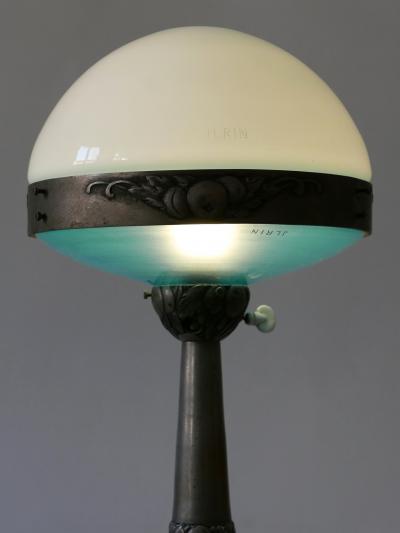  Ilrin Monumental French Art Deco Table Lamp Ilrin by L Bosi Cie Paris 1930s