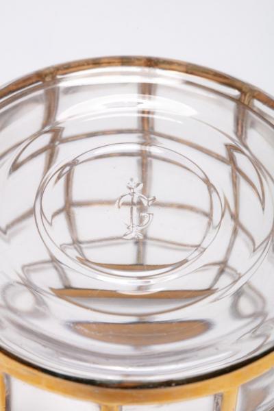  Imperial Glass Company Vintage Imperial Glass Co Toril de Oro Highball Glasses 22 Karat Gold Set of 8