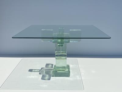  Imperial Imagineering Glass Block Side End Table