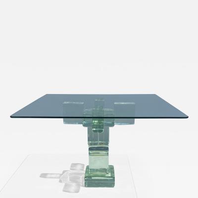  Imperial Imagineering Glass Block Side End Table