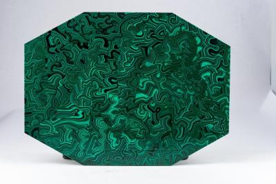  Imperial Stone Set of 10 Imperial Stone Faux Malachite Placemats Acrylic Signed