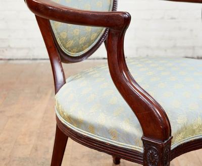  Ince Mayhew Mayhew Ince Pair of Stylish Georgian Armchairs