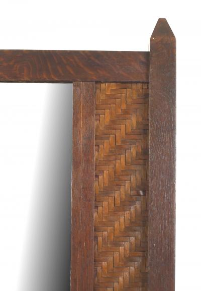  Indian Splint Mfg Co American Rustic Mission Oak Dresser with Mirror